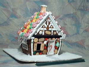 Gingerbread House (1/2" scale)